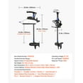 thumbnail image 4 of KFFKFF Powered Navigational Motor, 55lbs Propulsion, GPS Enabled, 10-Velocity Stern Mounted Marine Outboard Engine with Remote Operation & LCD Power Display, Suitable for Kayaks, Angling Vessels, 4 of 9
