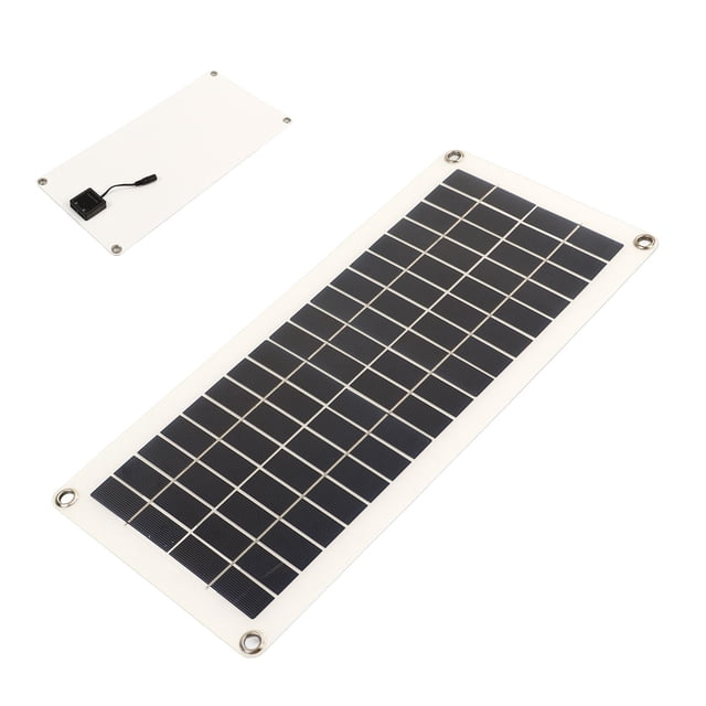 10W Polycrystalline Silicon Solar Panel Dual USB Output for Motorcycles Boat Tractor Trailer Truck Lawn Mower RV