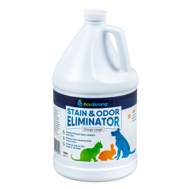 Pet Stain And Odor Remover Powerful Enzymatic Urine Eliminator, for Cats & Dogs (1 Gallon