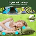 thumbnail image 3 of Almohadilla para dormir Pretyw ultraligera para acampar con almohada y bomba, 3 of 7