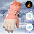 thumbnail image 2 of COMVALUE Kids Waterproof Ski-Gloves Warm Snow Gloves for 6-12 Years Winter Thick Warm Snowboard Gloves for Youth Teens (Beige, One Size), 2 of 5