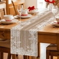 thumbnail image 5 of Brown Coastal Table Runner 90 Inches, Summer Ocean Sea Ombre Starfish Corals Bed Runner Dresser Scarves Tabletop for Indoor Outdoor Parties/Ceremony/Banquet, 13" x 90", 5 of 9