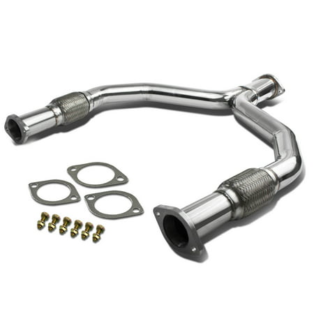 For 09-14 Nissan 370Z/Infiniti G37 Stainless Steel Y-Pipe Downpipe Exhaust - Fairlady Z34 V36 VQ37VHR 10 11 12