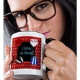 thumbnail image 2 of 3dRose, I love to Bowl, Bowling Pins, Ball, Shoes, and Bag, Red, Blue, and White, 11oz Two-Tone Black Mug, 2 of 7