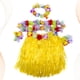 thumbnail image 3 of Conjunto de falda de estilo hawaiano, pulseras de tocado de flores de simulación, guirnalda colgante, accesorios para disfraces de fiesta (amarillo), 3 of 6
