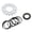 18T, variant on Single Speed Cassettes with Spacer and Locking Rings, 16T 18T Single Speeds Cogs Conversion Set for Multiple Speed Bikes