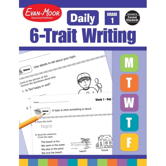 Pre-Owned Daily 6-Trait Writing, Grade 1 Teacher Edition (Paperback) 1596732865 9781596732865