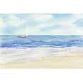 thumbnail image 2 of Reed, Tara 18x13 White Modern Wood Framed Museum Art Print Titled - Sailboat and Seagulls I, 2 of 4