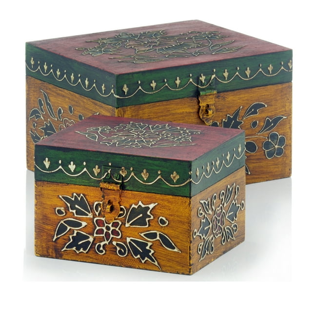 Boîtes Carrées de Rafaga Colorburst - Lot de 2