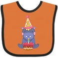 thumbnail image 3 of Inktastic Hippo 1st Birthday Boys or Girls Baby Bib, 3 of 4