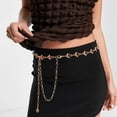 thumbnail image 2 of HAHDAXIA Ceinture Chaîne pour Femmes, Ceintures de Taille en Strass et Cristal pour Robe, Cadeau, 2 of 7