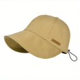 thumbnail image 4 of Women's Casual Solid Color Wide Brim Baseball Cap - Breathable Sun Protection for Sports & Beach!, 4 of 4