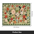 thumbnail image 2 of 8x10 ft Living Room Area Rug Machine Washable Boho Area Rug Non Slip Floral Vintage Low Pile Large Rug for Living Room, Bedroom, Farmhouse, Dining Room, Kids Playroom, 2 of 13