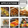 thumbnail image 7 of EAYSG 4 Packs 1/2 Size x 6" Deep Stainless Steel Hotel Pan，22 Gauge/0.7mm Thick Steam Table Pan Anti Jam Steam Table Pan with Lid,Stainless Steel Container, 7 of 7