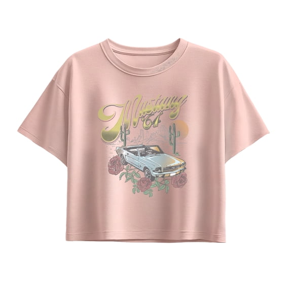 Ford - Mustang 64 - Youth Girls Boxy T-Shirt