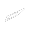 Genuine OE Jaguar Upper Molding - T4A6030