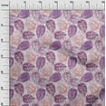 thumbnail image 3 of oneOone Polyester Lycra Purple Fabric Leaves Sewing Material Print Fabric By The Yard 56 Inch Wide, 3 of 6
