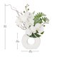 thumbnail image 2 of Flores artificiales Briful Orchid White con jarrón de cerámica de 41 cm, 2 of 5