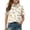 Beige, variant on Girls Short Sleeve Polo Shirts Kids Cute Animal Print School Uniform Polo Shirt 10-12 Years