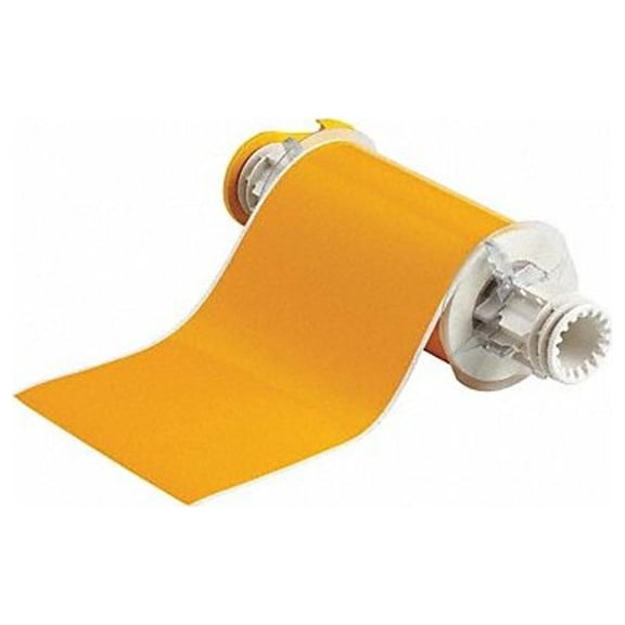 Brady Label Tape Cartridge, Yellow, Labels/Roll: Continuous 13550