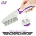 thumbnail image 5 of Pet Comb to Comb Your Dogs,Cats,Poodles Hair- Rotatable Pins, Easy to Use, Slip Proof- Best Dog Comb for Grooming Your Dog, 5 of 11
