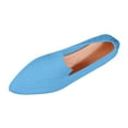 thumbnail image 3 of Miluxas Women's Fashion Casual Summer Style Light Shallow Mouth Loafers Flat Lazy Shoes Toe Shoes A-Blue 6(37), 3 of 6