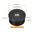 thumbnail image 2 of Unique Bargains 16 Pcs Inserts de Tube Rond Noir avec M8Thread, pour Tube Rond 38mm/1.5 Pieds OD, 2 of 6