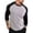 Light Gray, variant on idosla Men's 3/4 Sleeve Shirts Crew Neck Baseball T Shirts Casual Moisture Wicking Athletic Raglan Tops (Black, XXL)