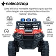 thumbnail image 2 of Carro Buggy Electrico Montable De Bateria para Niños Carrito de Control Remoto y Manejo Directo con Luces Estereo y Pedales Funcionales, 2 of 6