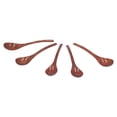 thumbnail image 2 of Small Wooden Spoons, Wooden Spoons Natural Nanmu 5 Pieces 20.5cm Spoon With Long Handle For Stirring For Mixing For Cooking, 2 of 8