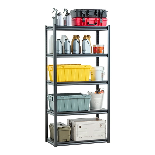 VEVOR Étagères de Rangement 18 Pouces P x 36 Pouces L x 72 Pouces H Étagères de Rangement de Garage à 5 Niveaux