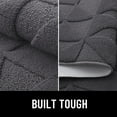 thumbnail image 3 of Buganda Indoor Doormats, Absorbent Trapper Dirt Door Mats, Non Slip Low Profile Inside Doormats for Entryway, 32x48, Dark Grey, 3 of 9