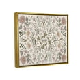 thumbnail image 3 of Stupell Industries Delicate Botanical Pattern Intricate Butterfly Insects Motif Graphic Art Metallic Gold Floating Framed Canvas Print Wall Art, Design by Birgit Maria Kiennast, 3 of 9