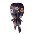 thumbnail image 6 of Scrub Caps Women Nurse Surgical Hat with Buttons | Adjustable Bouffant Hats Working Cap Ponytail Tie Back, 6 of 6