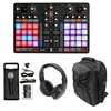 Hercules P32 DJ USB MIDI Mixing DJ Controller w/32-Pads+Headphones+Mic+Backpack