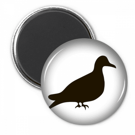 

Black Pigeon Animal Portrayal Refrigerator Magnet Sticker Decoration Badge