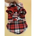 thumbnail image 4 of 1pc Plaid Pattern Pet Shirt, 4 of 5