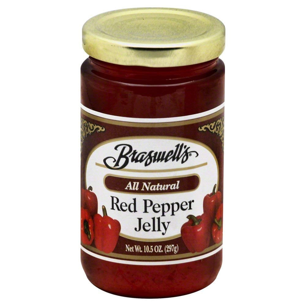 Braswell Red Pepper Jelly Spread, 10.5 oz Glass Jar
