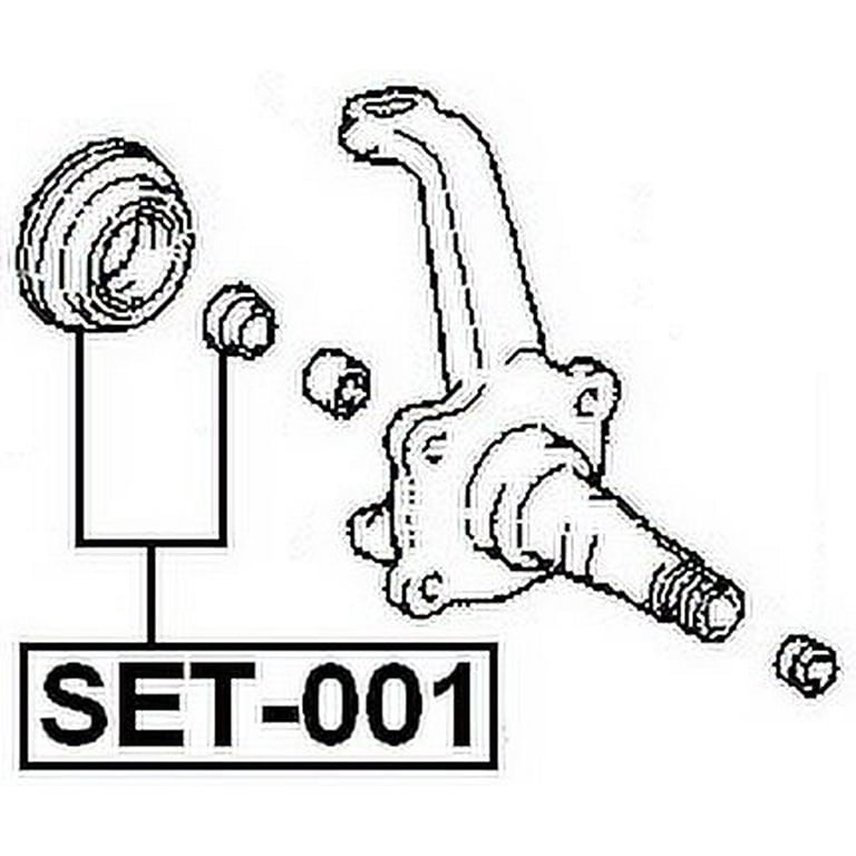 Febest REPAIR KIT SEAL SUB-ASSY STEERING KNUCKLE # SET-001 OEM  