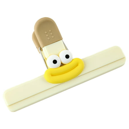

Eewia Food Clips Clearance! Kitchen Sealing Clip Large-Yellow Big Mouth Promotion Fun Cartoon Proof Food Sealing Clips Fresh Keeping Clamp for Home for Snacks Fruits Chip Breads