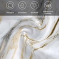 thumbnail image 5 of Marble White Gold Cloth Napkins, Modern Abstract Geometric Washable and Reusable Dinner Napkins Set of 6, Table Napkin for Kitchen Party Birthday Wedding Hotel Housewarming 20"x20", 5 of 8