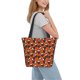 thumbnail image 2 of Fotbe Owls And Boo Bolsa de Playa con Estampado, Bolsa de Hombro, Bolsa de Mano Espaciosa, Bolsa de Viaje Ligera, Bolsa de Compras Versátil, 2 of 6