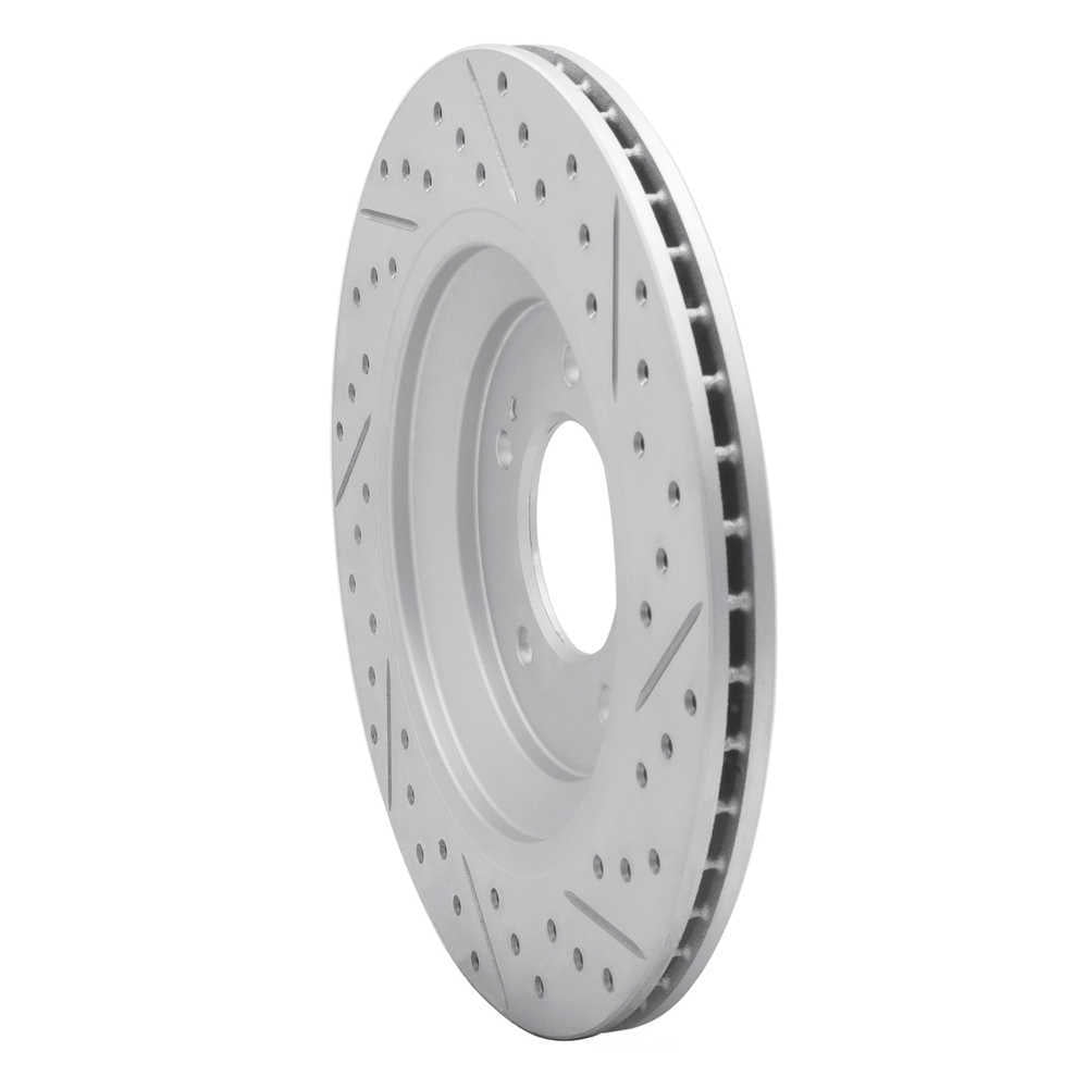 Dynamic Friction Company 830-03062L DFC Geoperformance Rotor - Drilled and Slotted