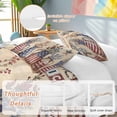thumbnail image 3 of Farmhouse 4th of July Bedding 3 Piece Duvet Cover Set Full Size, American Country Star Botanical Soft Microfiber Comforter Cover with Zipper Closure & Pillowcases, Wrinkle & FadeResistant Quilt Cover, 3 of 9