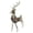 Black, variant on Reindeer Figurines Ornament Nordic Deer Figurines Deer Statue Decor Animal Red