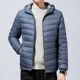 thumbnail image 3 of Chaqueta fina con capucha para hombre, nueva chaqueta deportiva ligera y fina de invierno 2024, chaqueta cálida para hombre, 3 of 3