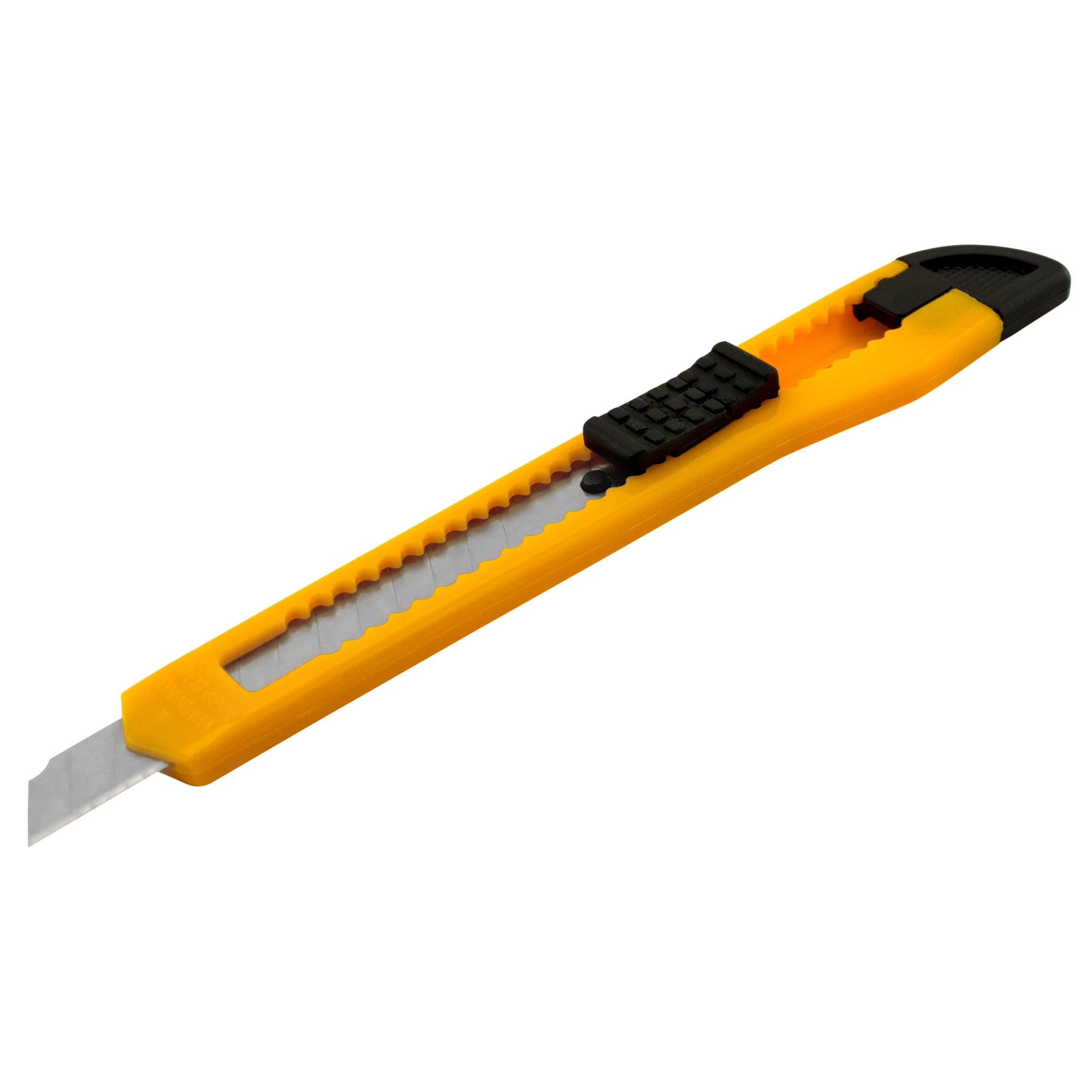 40 Pack] EcoQuality Yellow Utility Knife Retractable Box Cutter