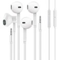 thumbnail image 1 of [2 Pack] WEIZY aux Écouteurs, Vize Écouteurs Filaires 3.5mm Isolation du Bruit Contrôle du Volume & Microphone Intégré Compatible avec iPhone/Samsung/Android/MP3/MP4, 1 of 4