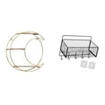 thumbnail image 1 of Estante de pared de metal multifuncional moderno para objetos de colección y trofeos, estante colgante decorativo de niveles que ahorra espacio., 1 of 8