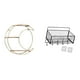 thumbnail image 1 of Estante de almacenamiento de pared,Estantería colgante de pared de metal de 3 niveles para decoración de dormitorio,Cesta de almacenamiento colgante,Cesta de almacenamiento para gabinete, 1 of 8